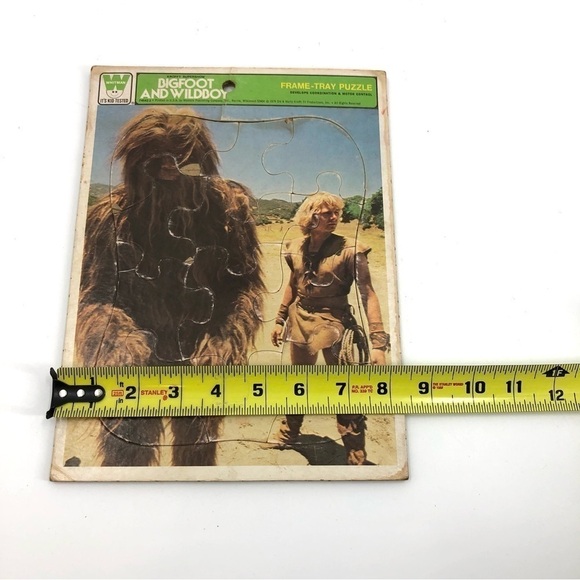 Vintage 1978 Bigfoot And Wildboy Frame Tray Puzzle Whitman - Picture 5 of 8